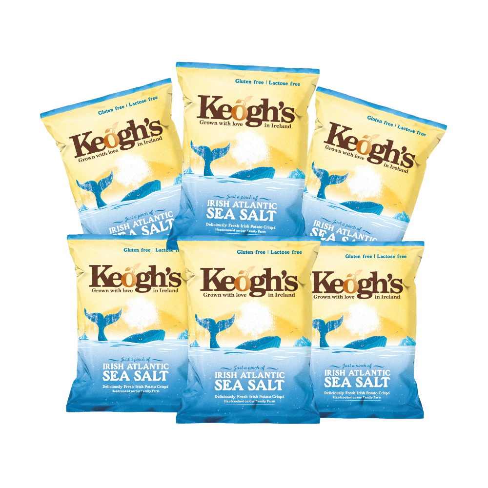 Keogh´s Atlandi meresoolaga kartulikrõpsud kastis 28 x 40g Iirimaa